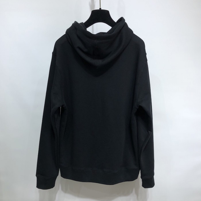 D*or and kenny scharf hooded sweatshirt black cotton