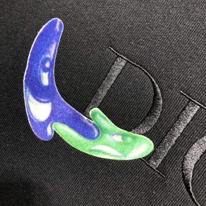 D*or and kenny scharf hooded sweatshirt black cotton