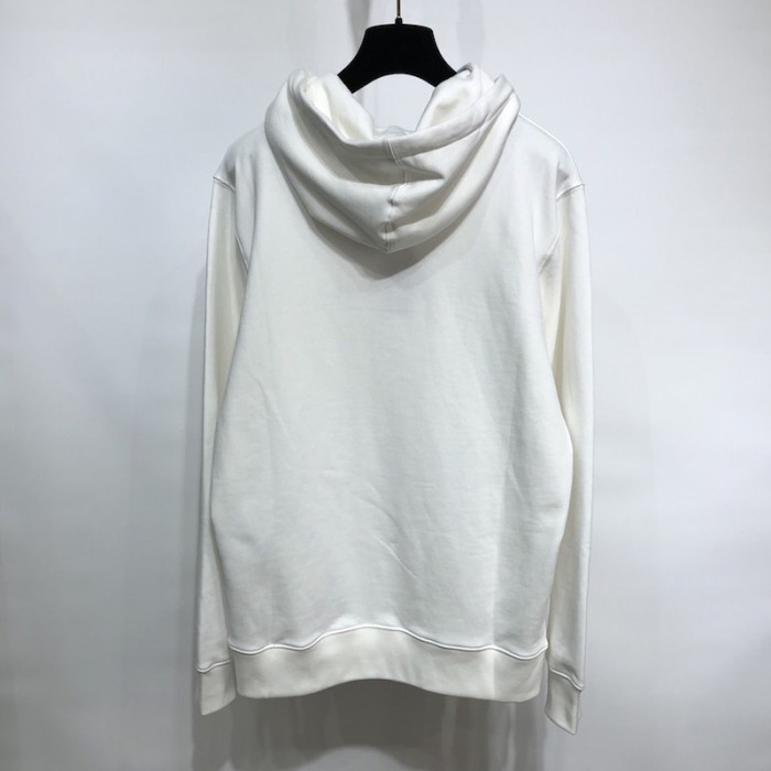 D*or and kenny scharf hooded sweatshirt white cotton