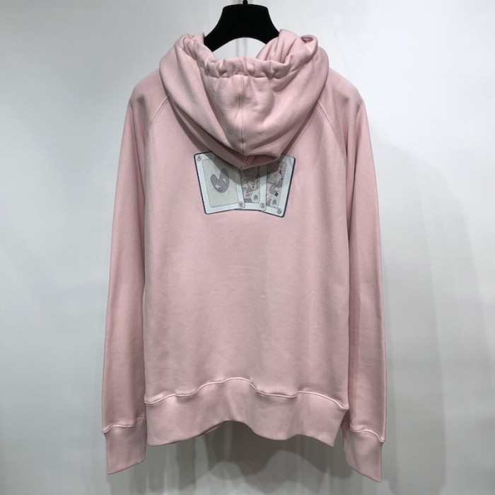 D*or and kenny scharf hoodies pink cotton
