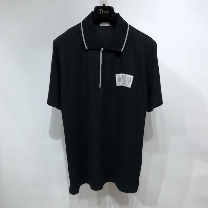 D*or and kenny scharf polo shirt black cotton