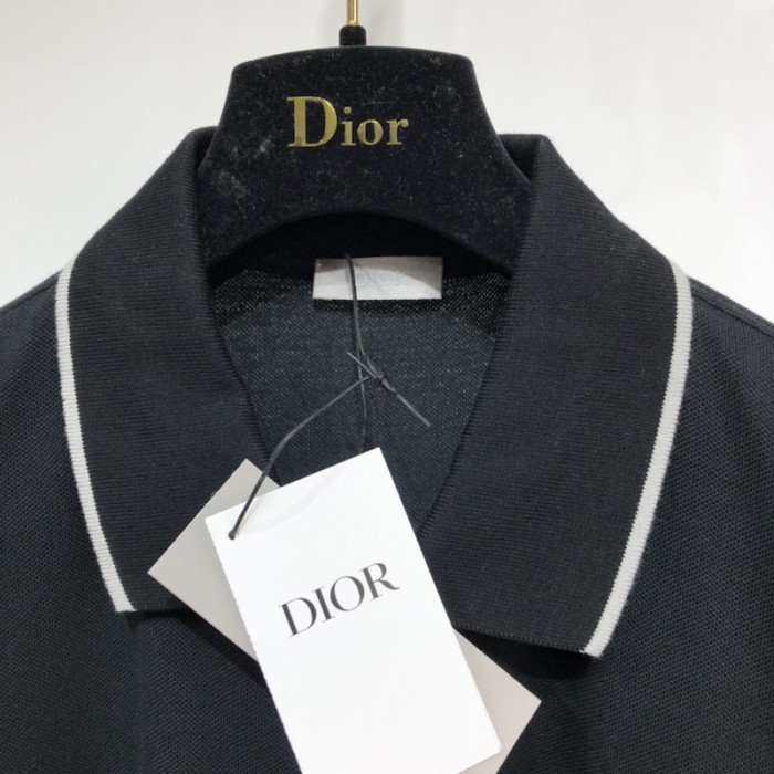 D*or and kenny scharf polo shirt black cotton