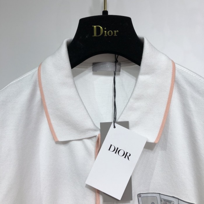 D*or and kenny scharf polo shirt black cotton