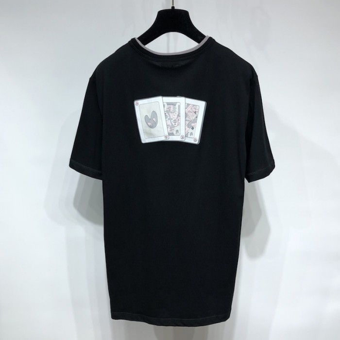 D*or and kenny scharf t shirt black cotton jersey