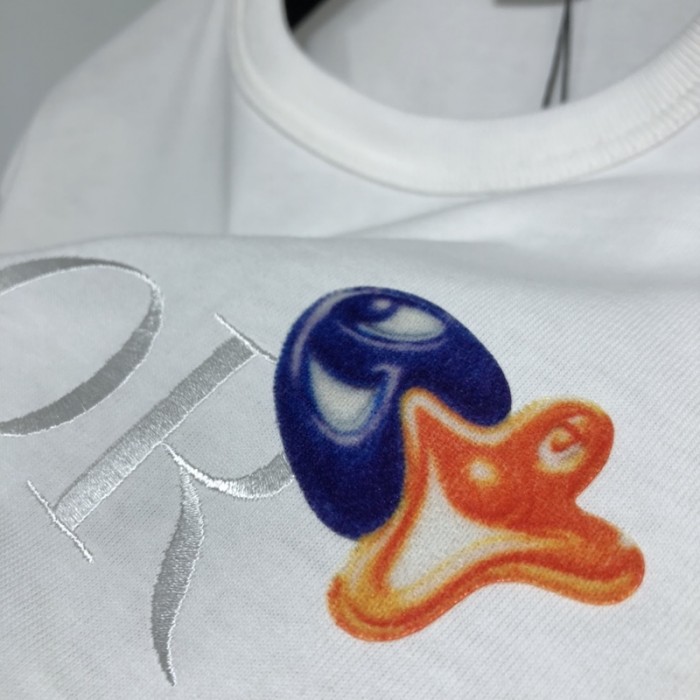 D*or and kenny scharf t shirt white cotton