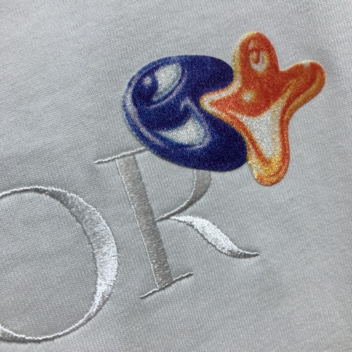 D*or and kenny scharf t shirt white cotton