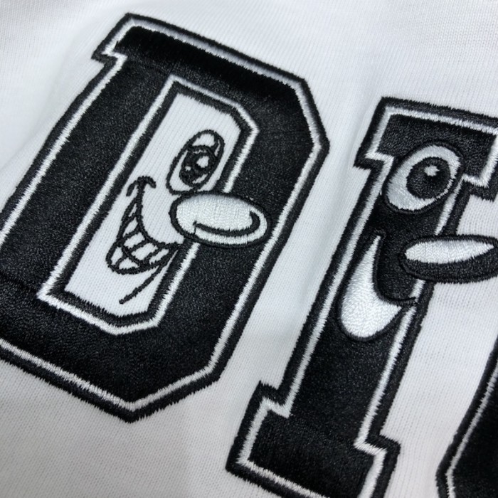 oversized D*or and kenny scharf t shirt green