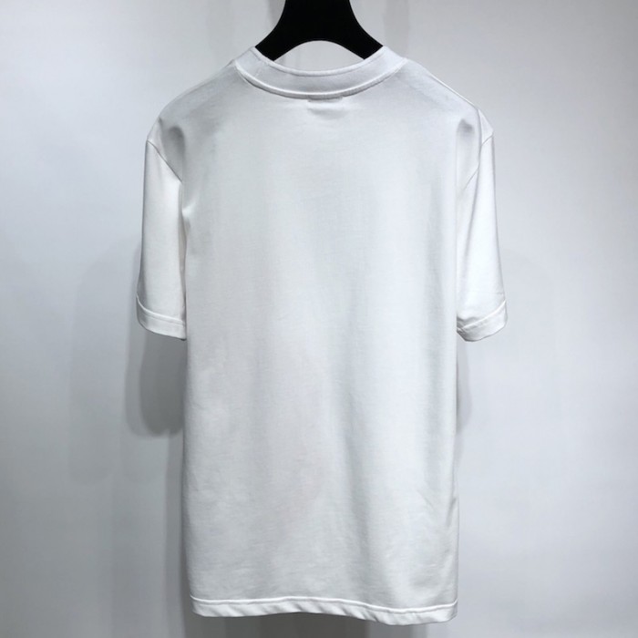oversized D*or and kenny scharf t shirt white