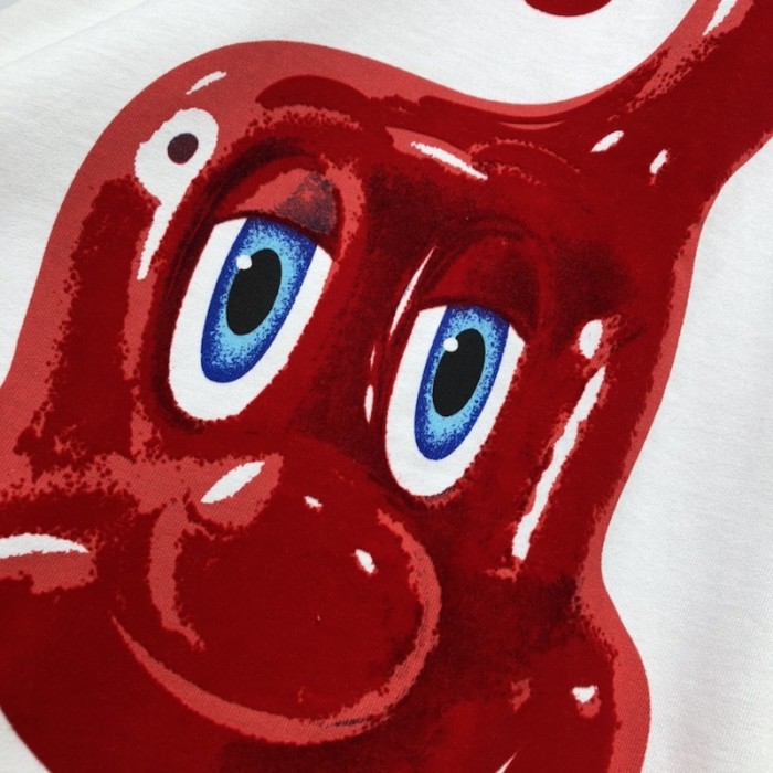 oversized D*or and kenny scharf t shirt white