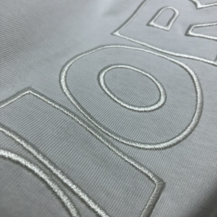 D*or parley oversized t-shirt white cotton jersey