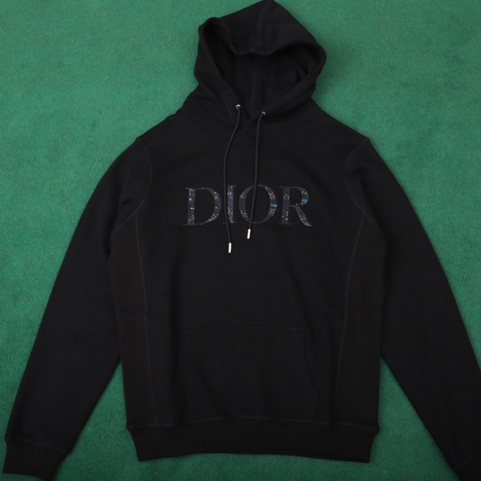 D*or oversized D*or and peter doig hoodies black cotton fleece