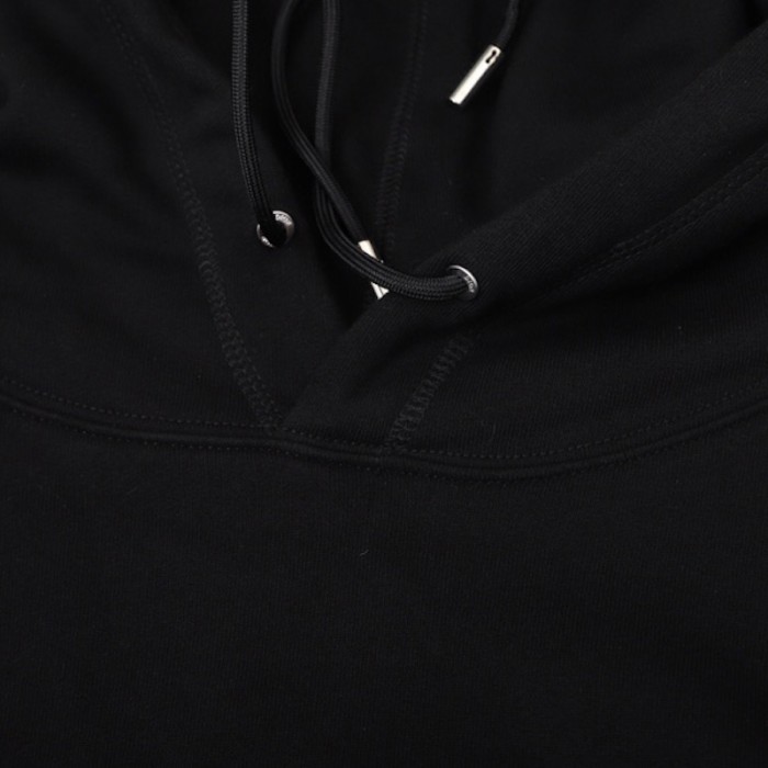 D*or oversized D*or and peter doig hoodies black cotton fleece