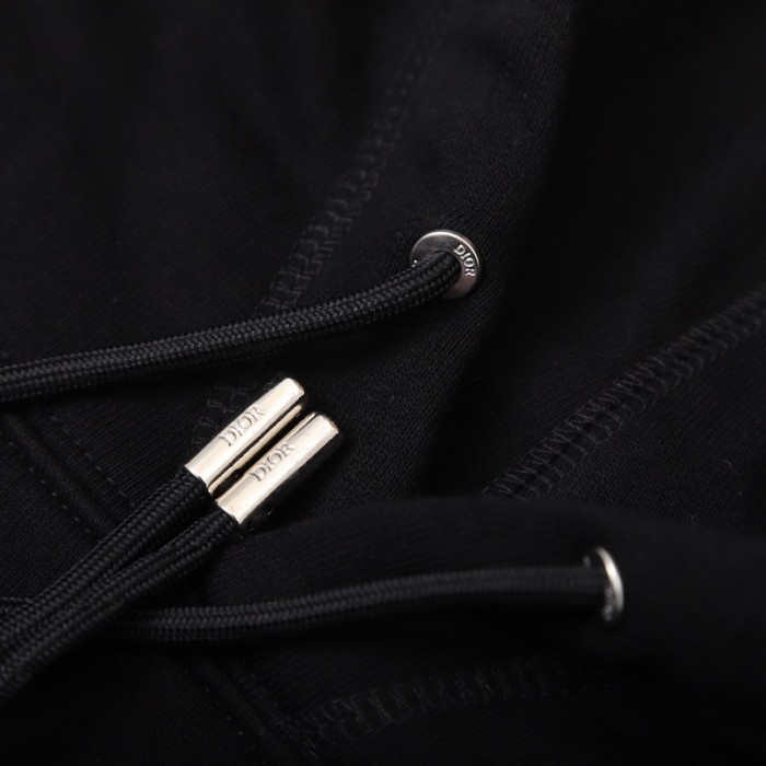 D*or oversized D*or and peter doig hoodies black cotton fleece