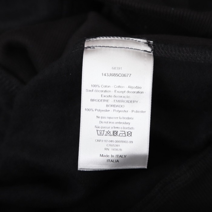 D*or oversized D*or and peter doig hoodies black cotton fleece