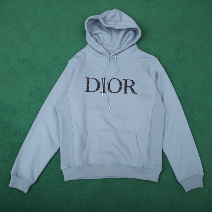D*or oversized D*or and peter doig hoodies blue cotton fleece