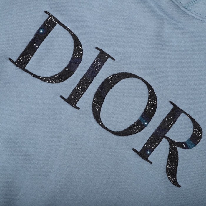 D*or oversized D*or and peter doig hoodies blue cotton fleece