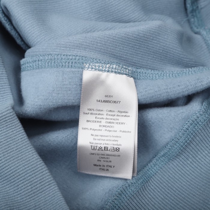 D*or oversized D*or and peter doig hoodies blue cotton fleece