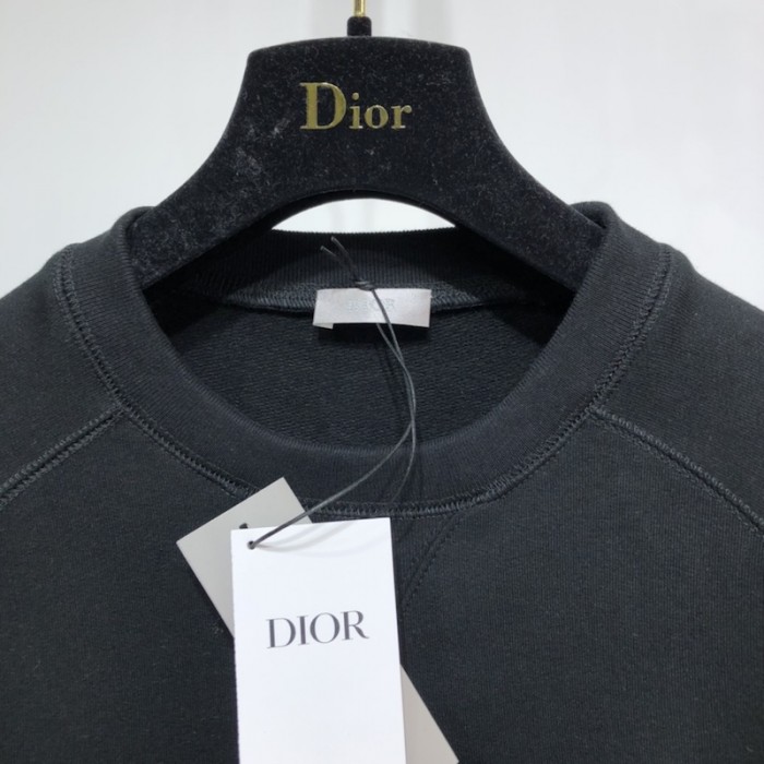 D*or peter doig sweatshirt black cotton fleece