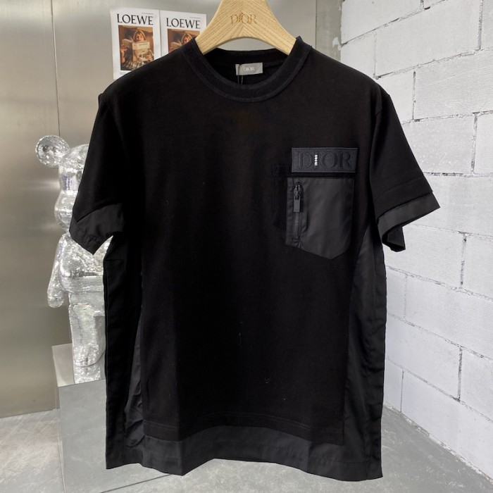 oversized D*or and sacai t-shirt black