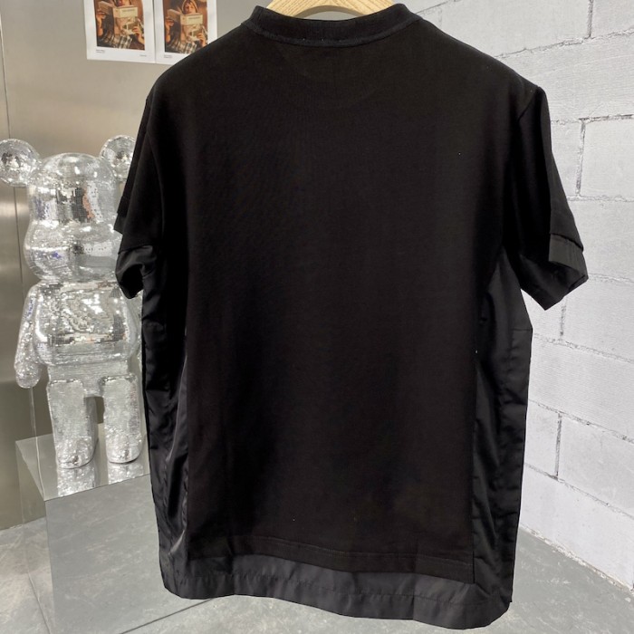 oversized D*or and sacai t-shirt black