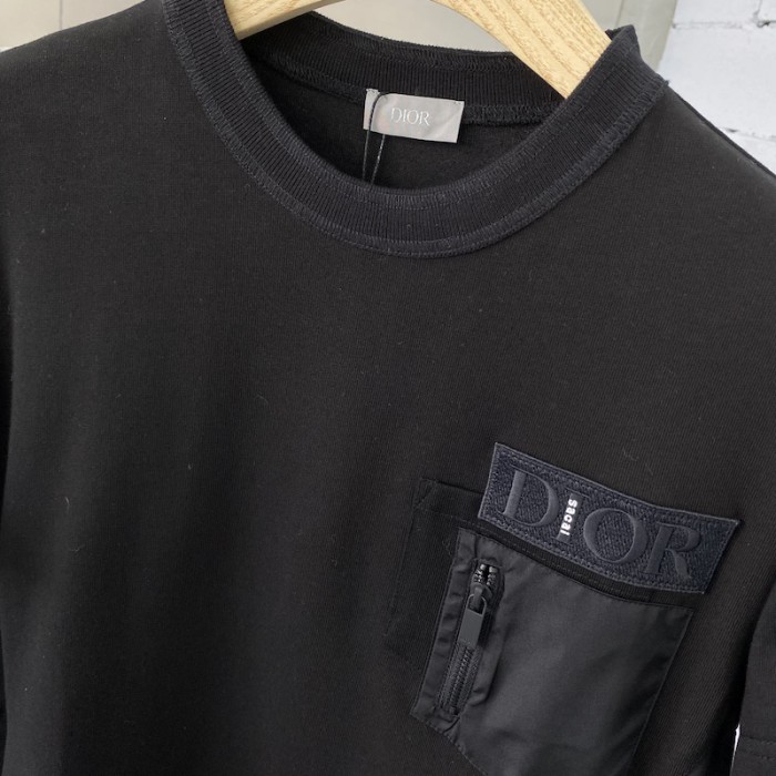 oversized D*or and sacai t-shirt black