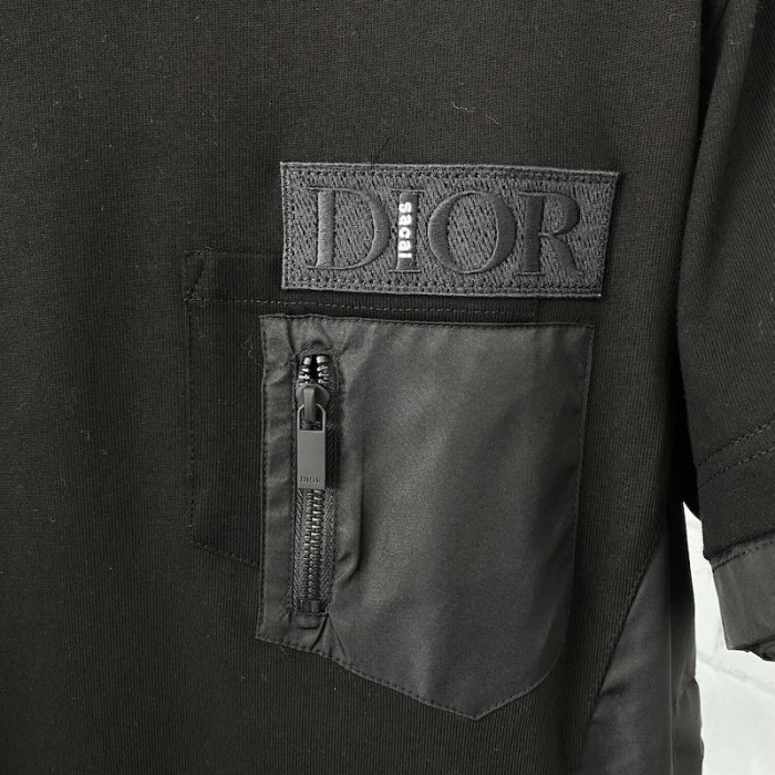 oversized D*or and sacai t-shirt black