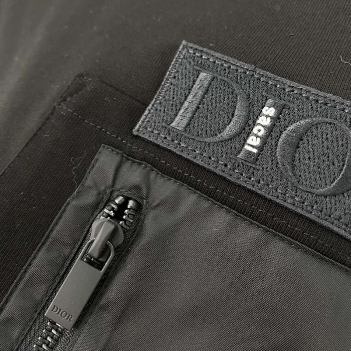 oversized D*or and sacai t-shirt black