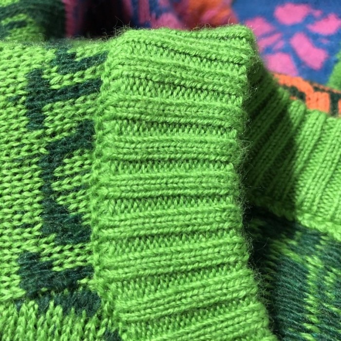 D*or and shawn sweater multicolor wool jacquard