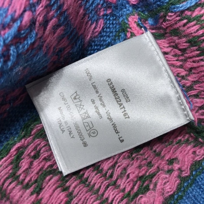 D*or and shawn sweater multicolor wool jacquard