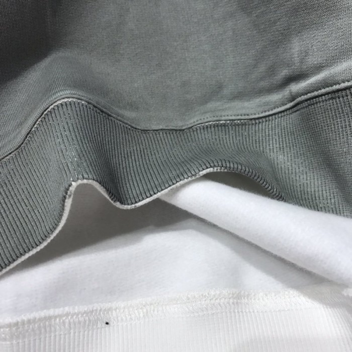 D*or and shawn sweatshirt cotton fleece gray