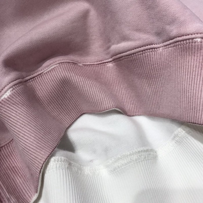 D*or and shawn sweatshirt cotton fleece pink