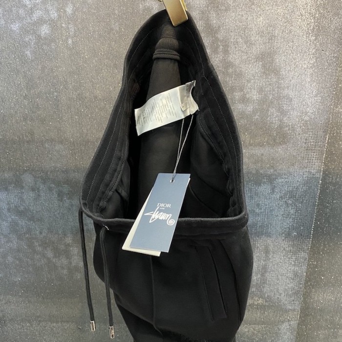 D*or and shawn track pants technical jersey black