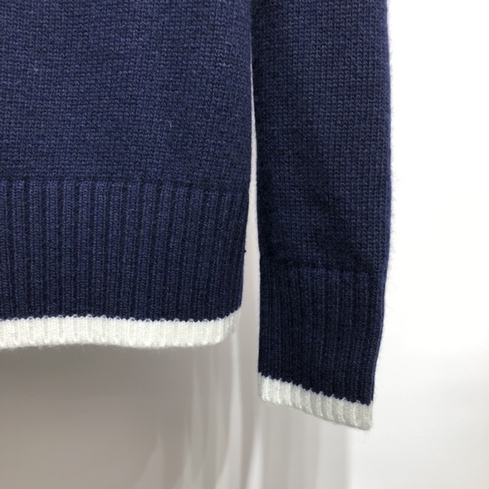 ch**an D*or atelier sweater blue wool jersey