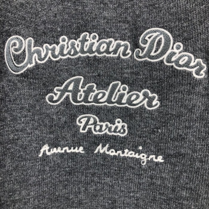 ch**an D*or atelier sweater gray wool jersey