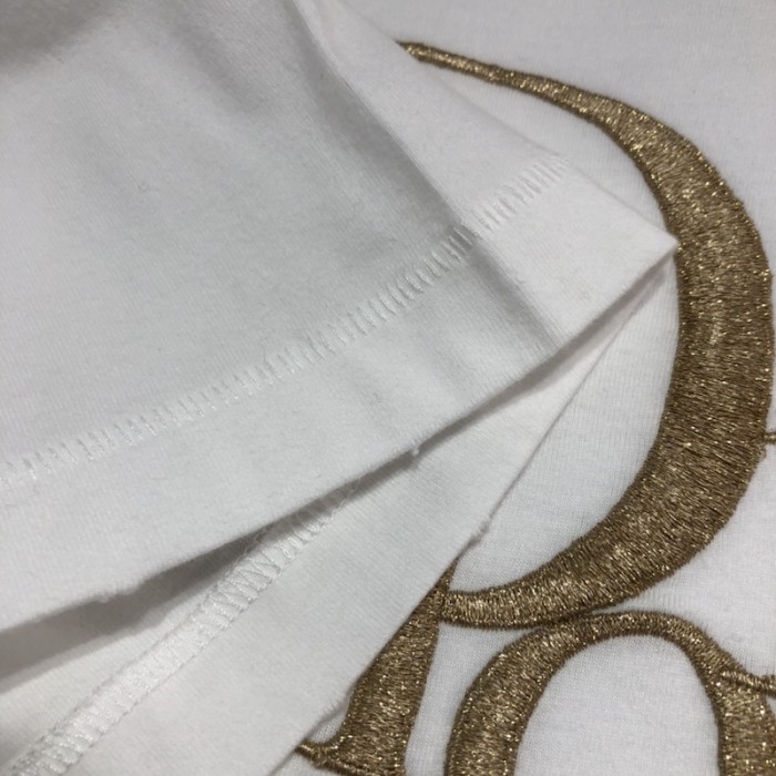 relaxed-fit D*or by erl t-shirt white slub cotton jersey