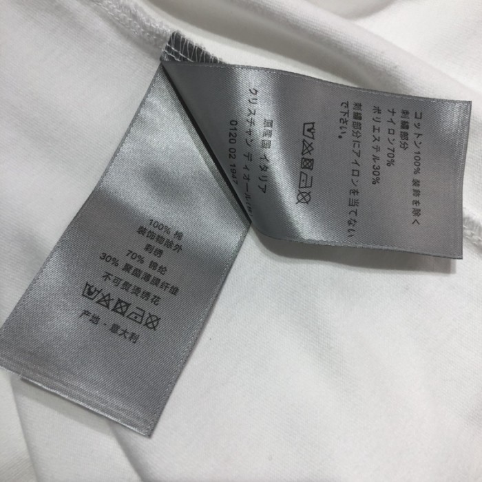 relaxed-fit D*or by erl t-shirt white slub cotton jersey