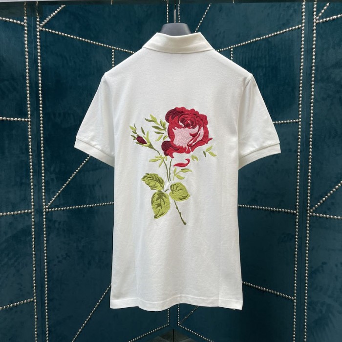 D*or jardin polo shirt white cotton