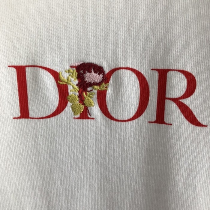 D*or jardin t-shirt white cotton jersey