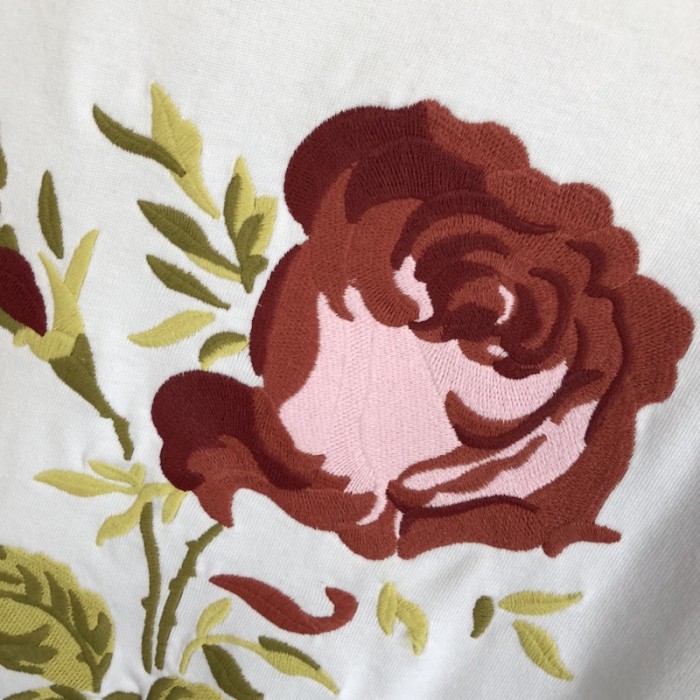 D*or jardin t-shirt white cotton jersey