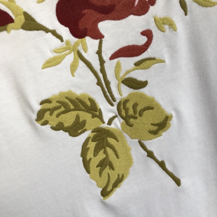 D*or jardin t-shirt white cotton jersey