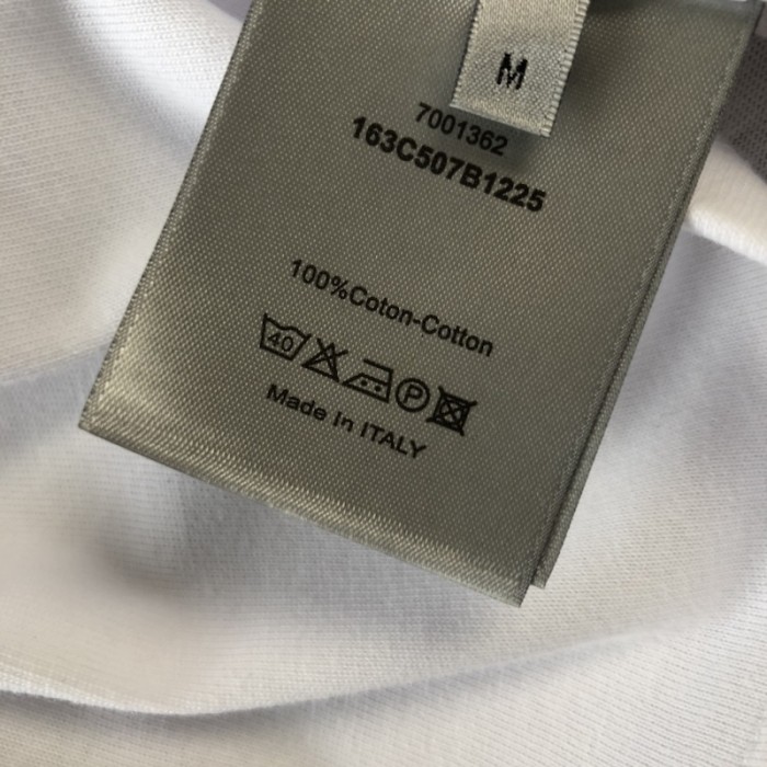 D*or jardin t-shirt white cotton jersey