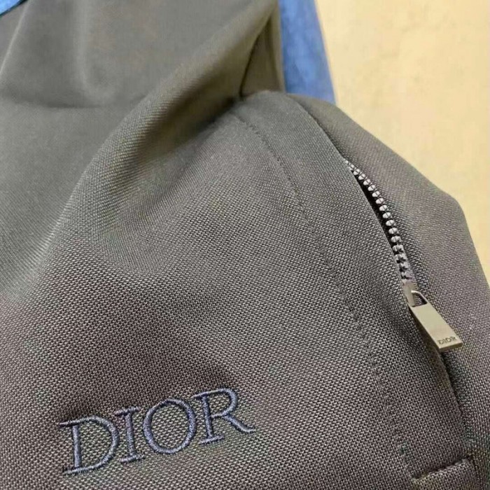 D*or oblique hooded anorak navy blue