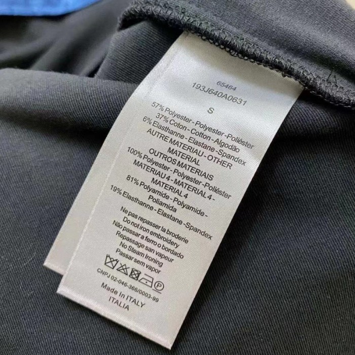 D*or oblique hooded anorak navy blue