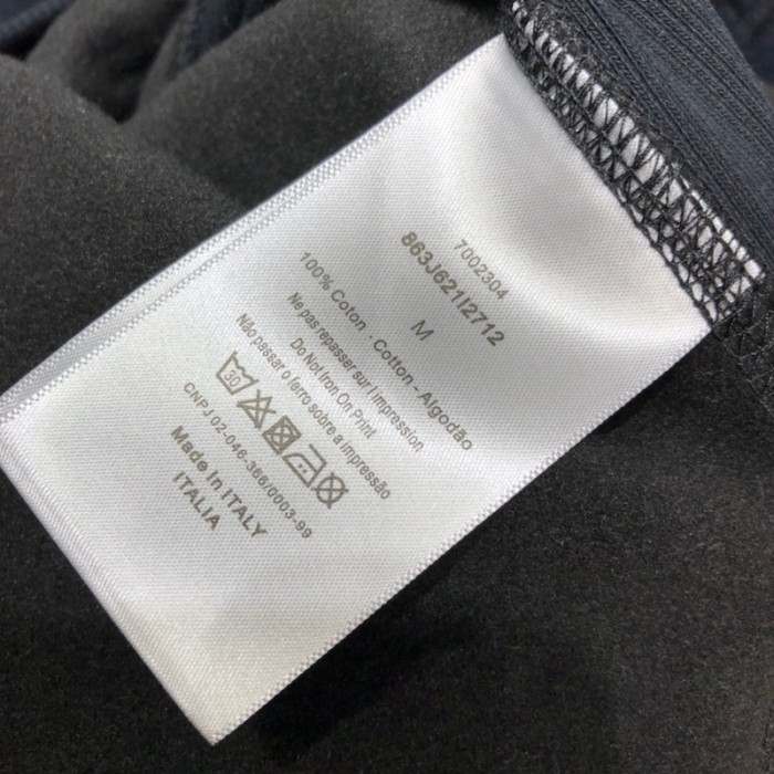 oversized hooded sweatshirt with D*or oblique motif navy