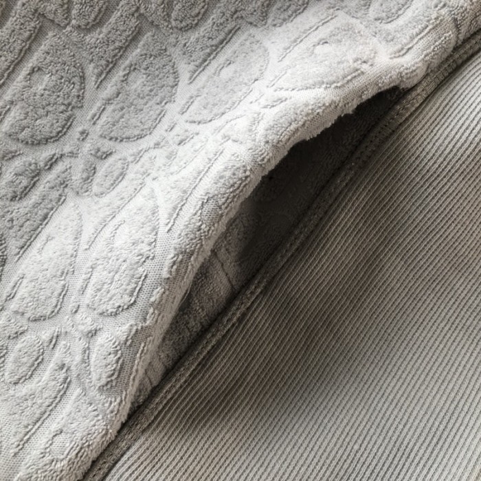 D*or oblique relaxed-fit hooded sweatshirt gray terry cotton jacquard