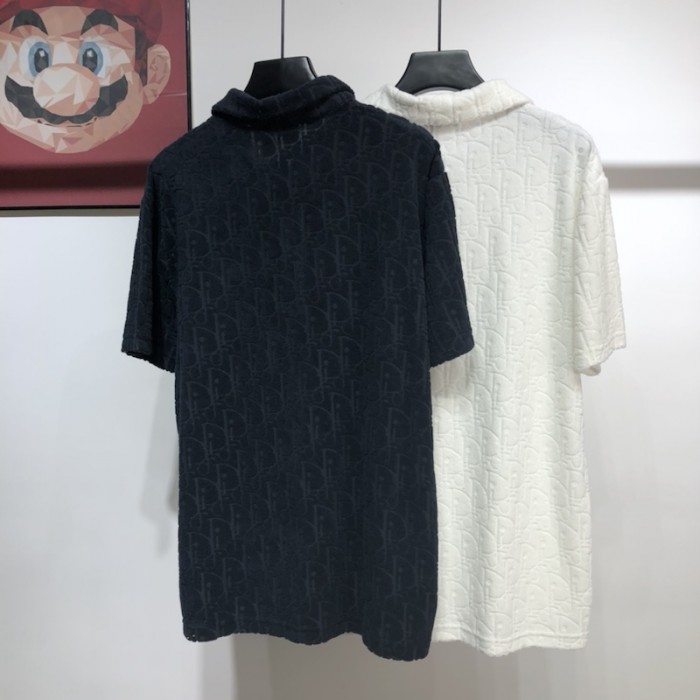 D*or oversize D*or oblique polo navy