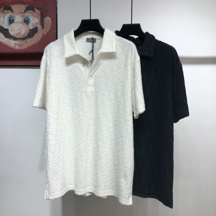 D*or oversize D*or oblique polo white
