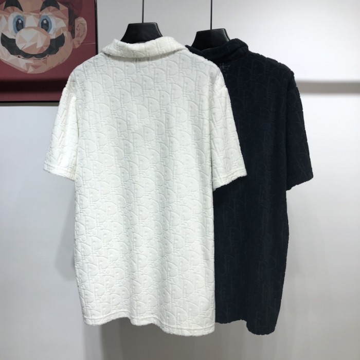 D*or oversize D*or oblique polo white