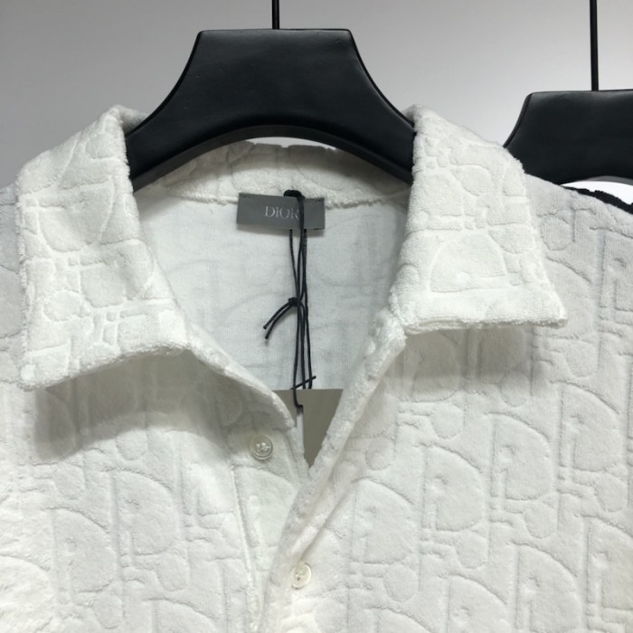 D*or oversize D*or oblique polo white