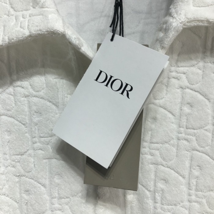 D*or oversize D*or oblique polo white